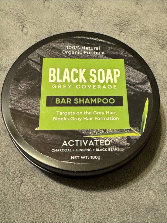 Other - NEW Black Soap Grey Coverage Bar Shampoo - Activated